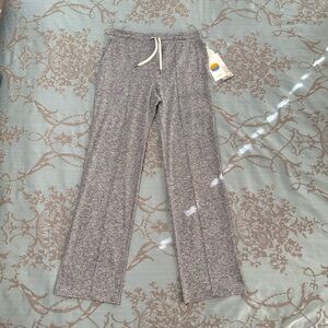 Vuori Halo Wide Leg Flare Drawstring Pant Heather Grey Women Size Medium